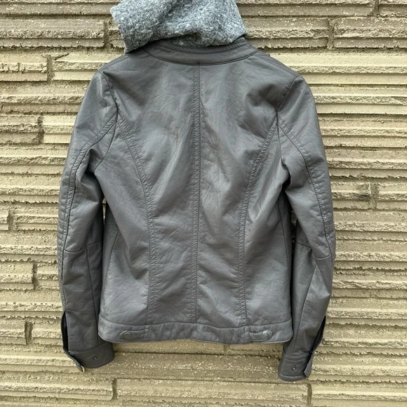 J2 Vegan Friendly Faux Leather Jacket Womens Sz M - Picture 4 of 7